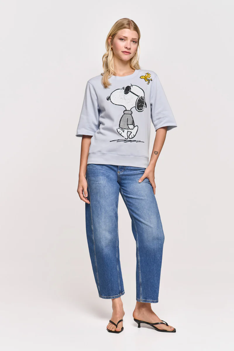 Blauer Sweatpullover Snoopy Cool Walk - Image 6