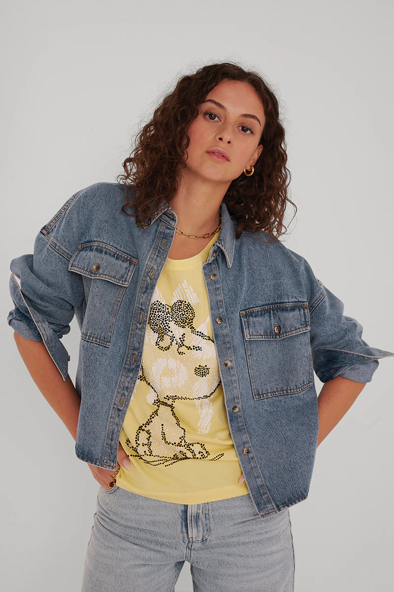 Gelbes T-Shirt Snoopy So What - Image 3