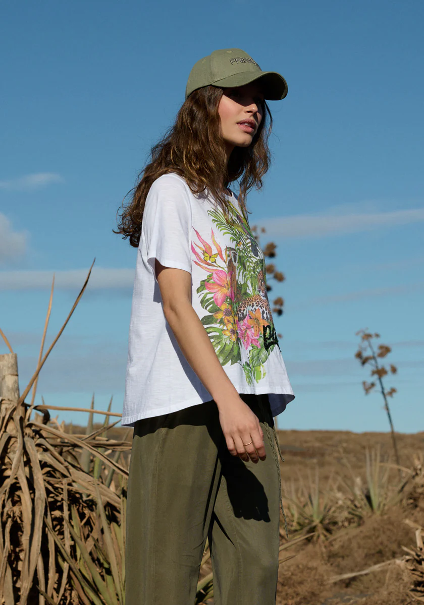 Grüne Canvas Kappe Princess - Image 3