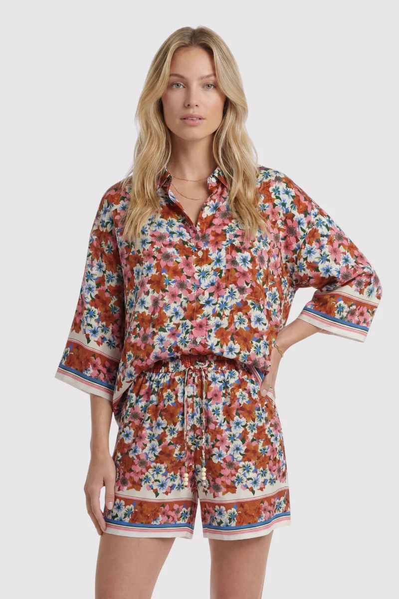Hemdbluse flowerful aus 100% Seide - Image 7