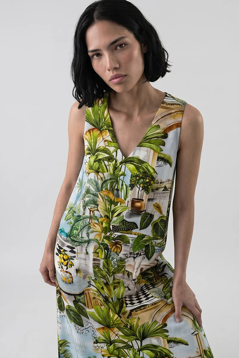 Maxikleid Safari aus 100 % Seide - Image 11
