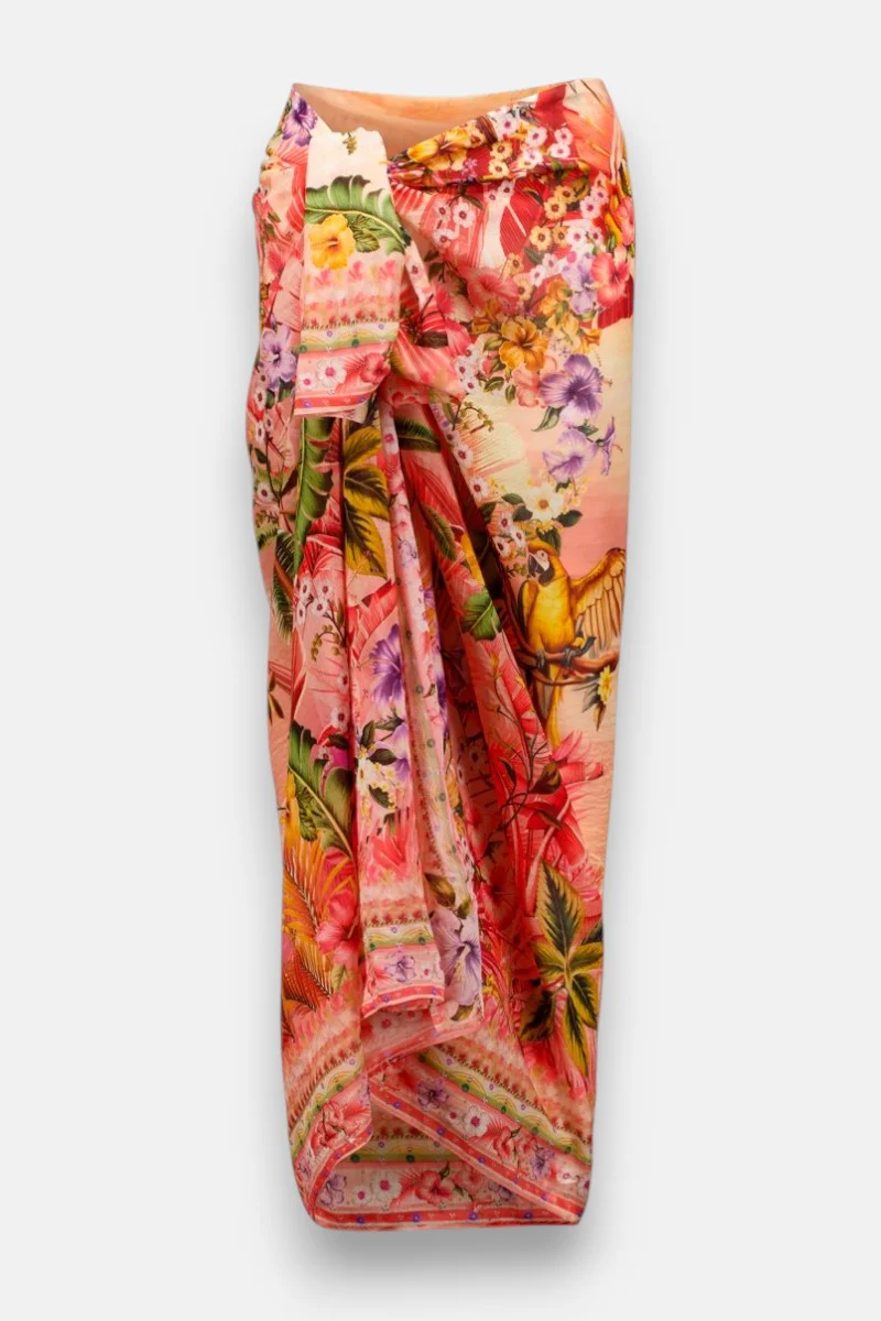 Pareo tropical red - Image 2