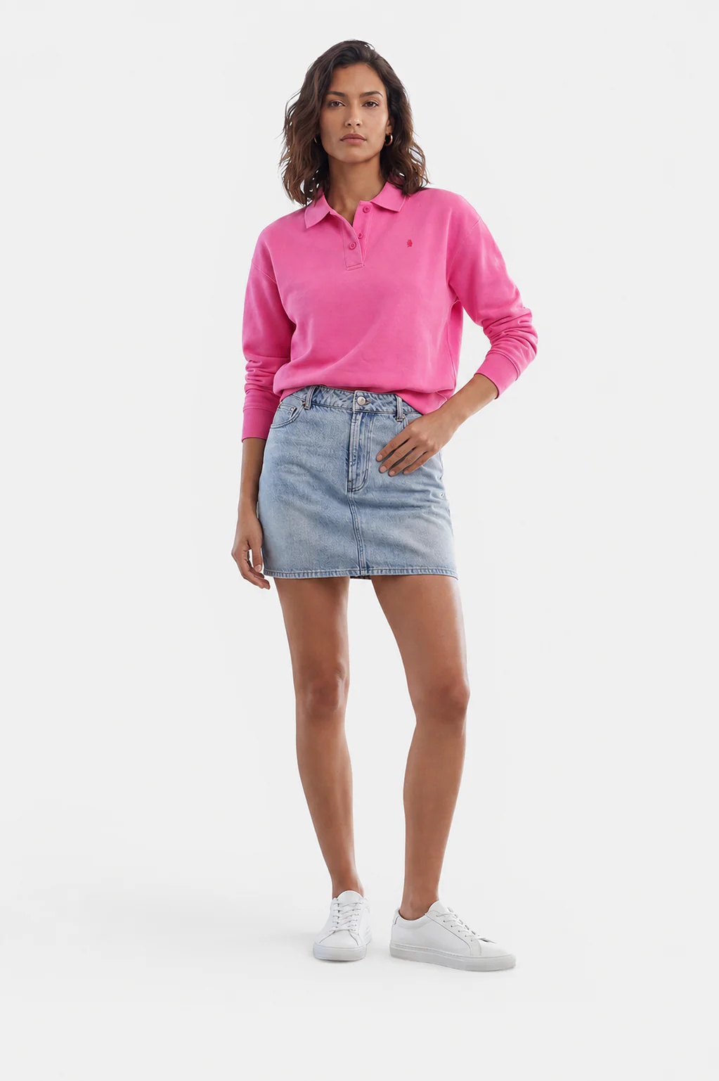 Polo Sweatshirt Frog hot pink - Image 3
