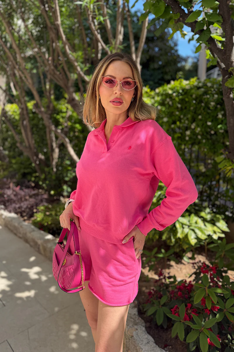 Polo Sweatshirt Frog hot pink - Image 9