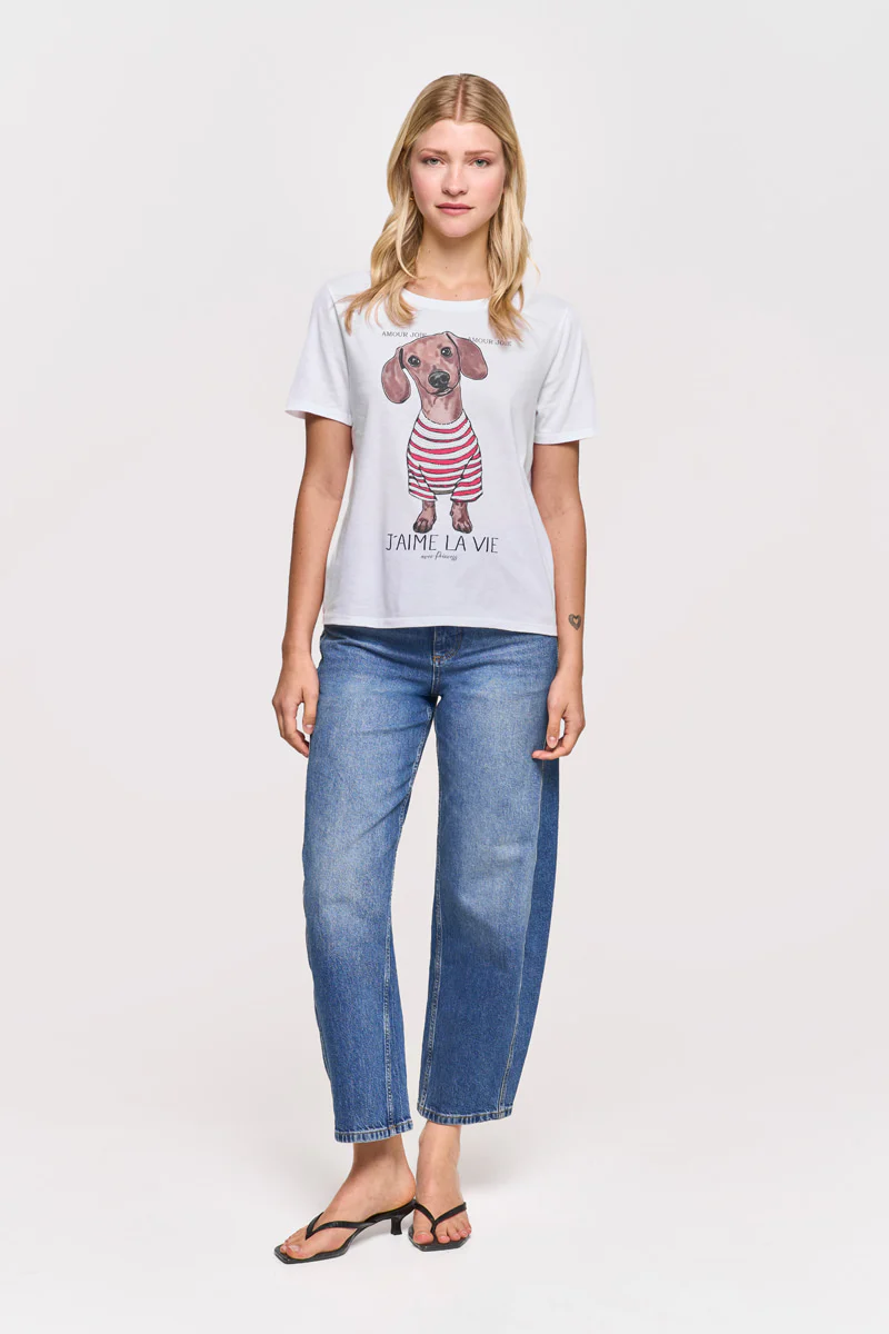 T-Shirt Dackel J'aime la vie - Image 5