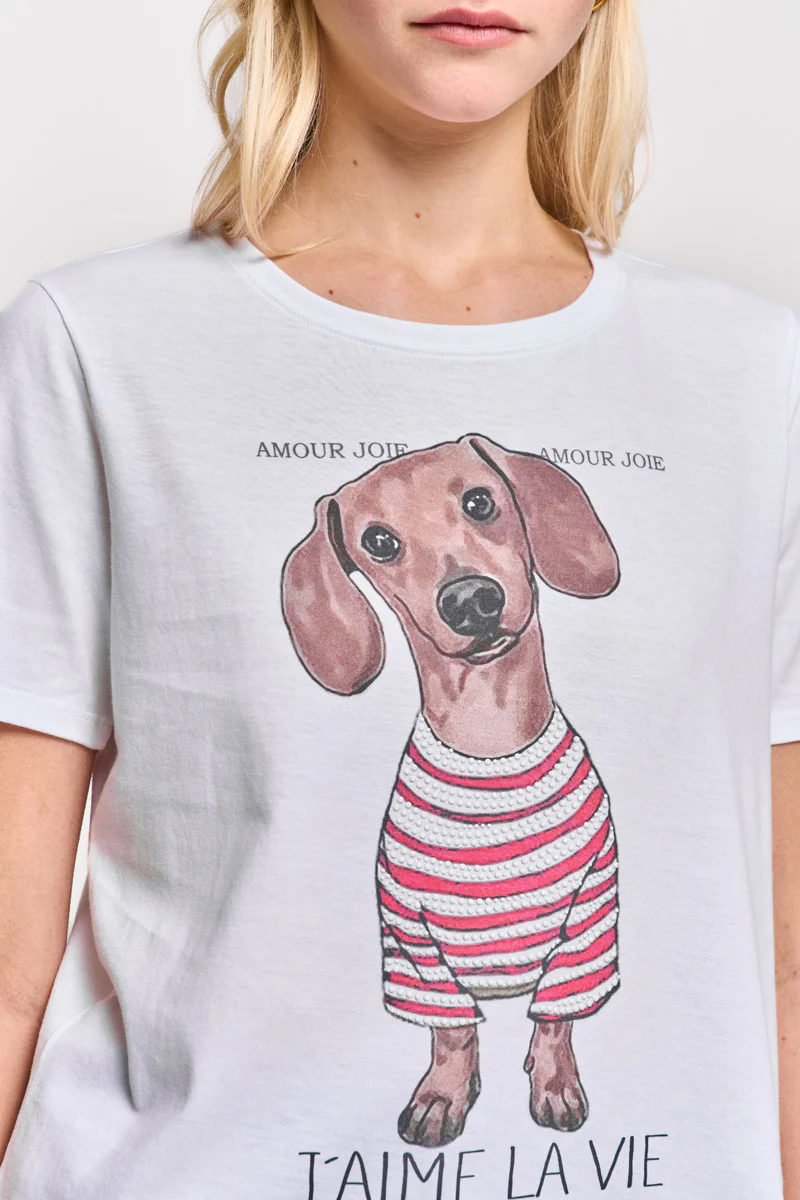 T-Shirt Dackel J'aime la vie - Image 6