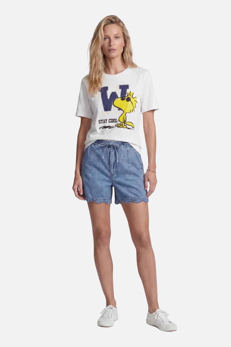 Weisses T-Shirt Woodstock W - Image 3