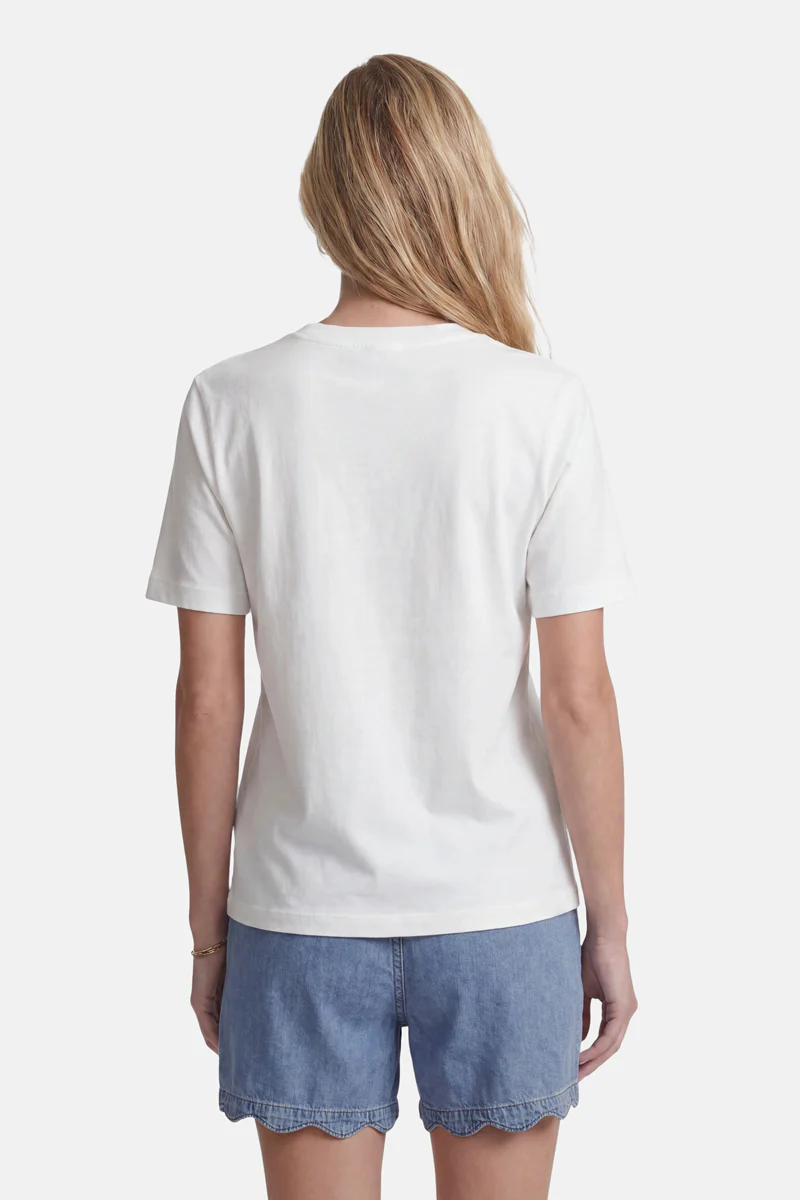Weisses T-Shirt Woodstock W - Image 4