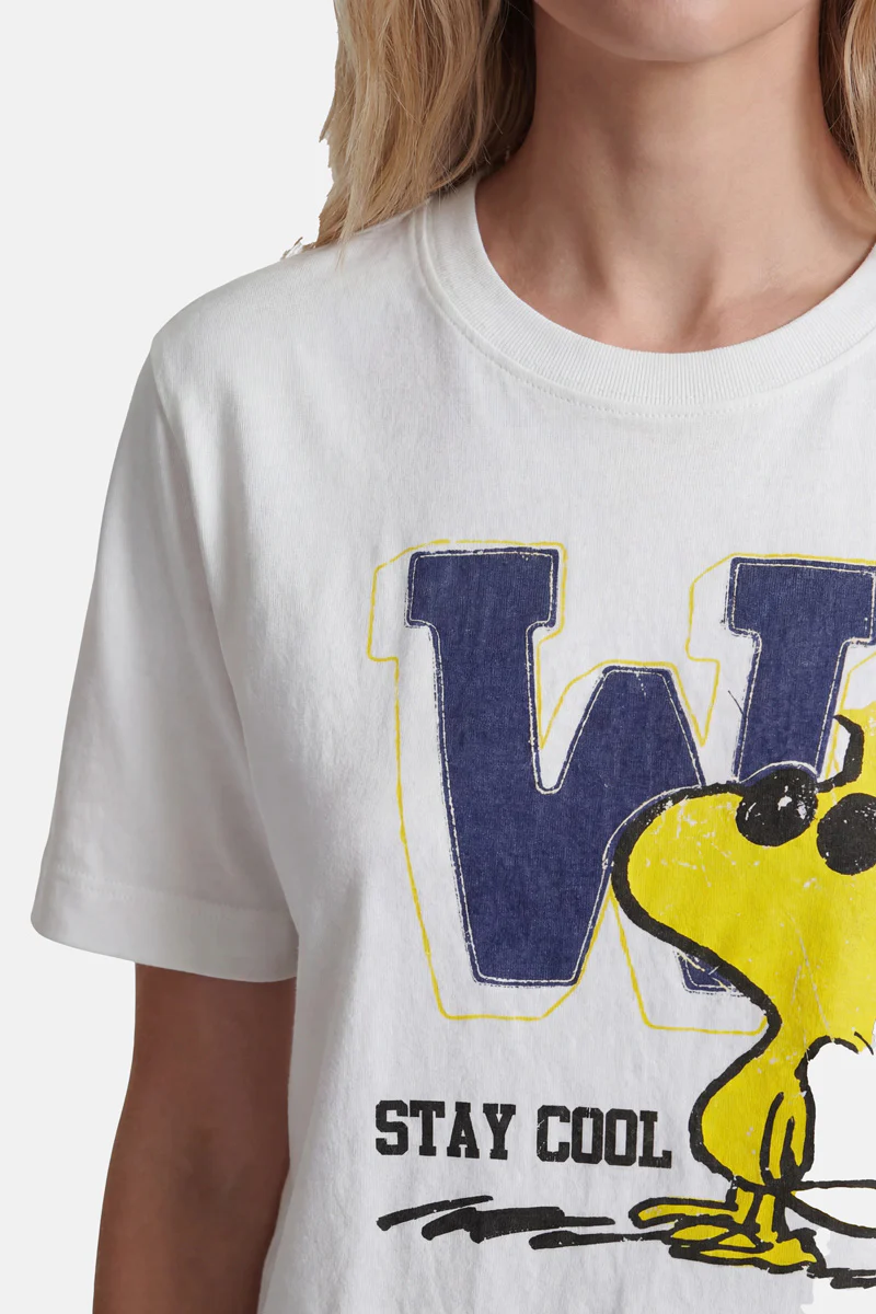 Weisses T-Shirt Woodstock W - Image 5
