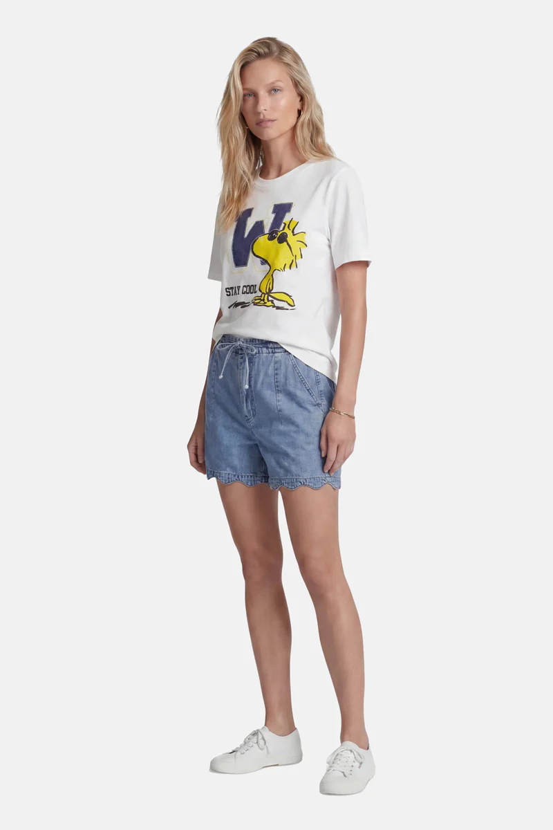 Weisses T-Shirt Woodstock W - Image 6